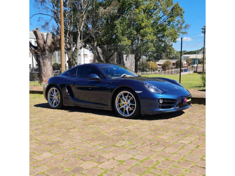 PORSCHE - CAYMAN S - 2013/2014 - Azul - R$ 379.990,00